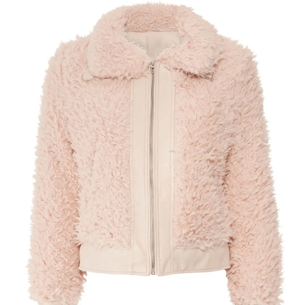 BlankNYC Cloud Nine Faux Fur Jacket